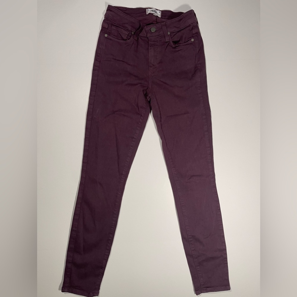 Paige Premium Denim huxton ankle Purple Women’s Size 25 Stretch